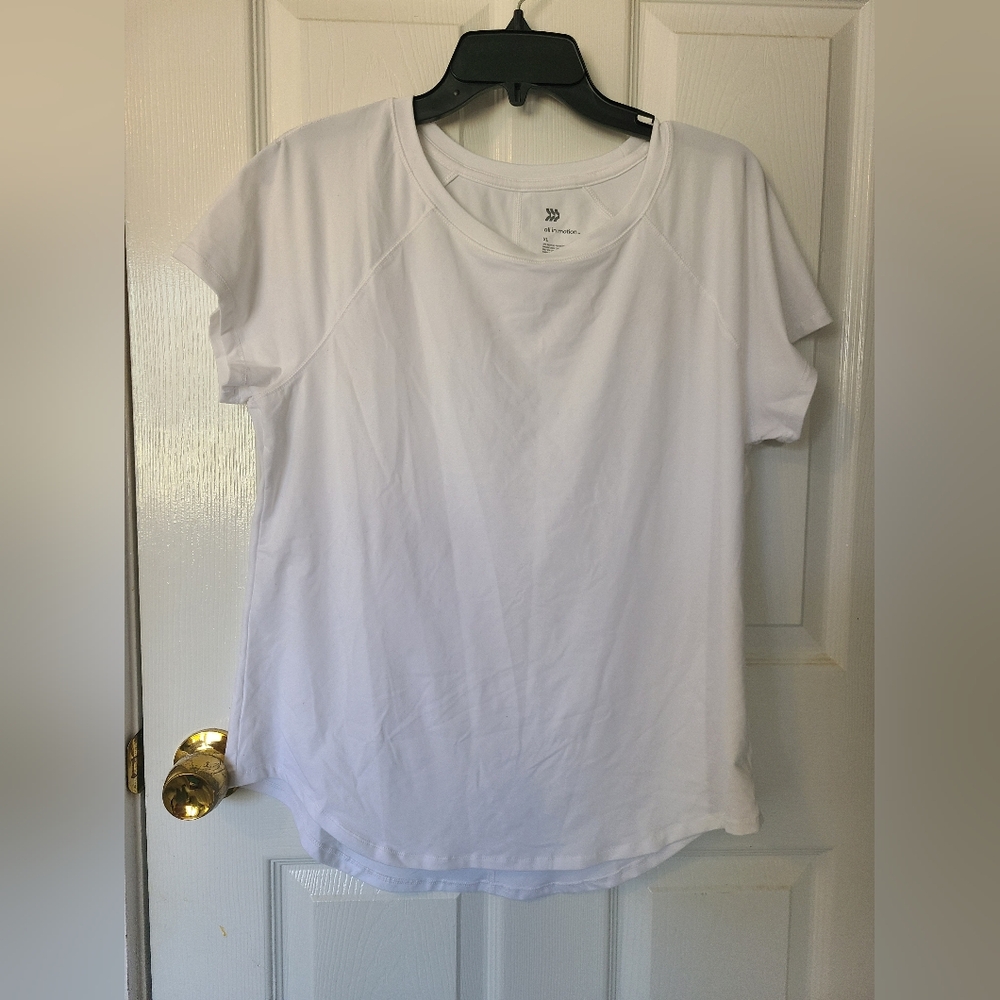 All in Motion Women's Classic White Short Sleeve Tee